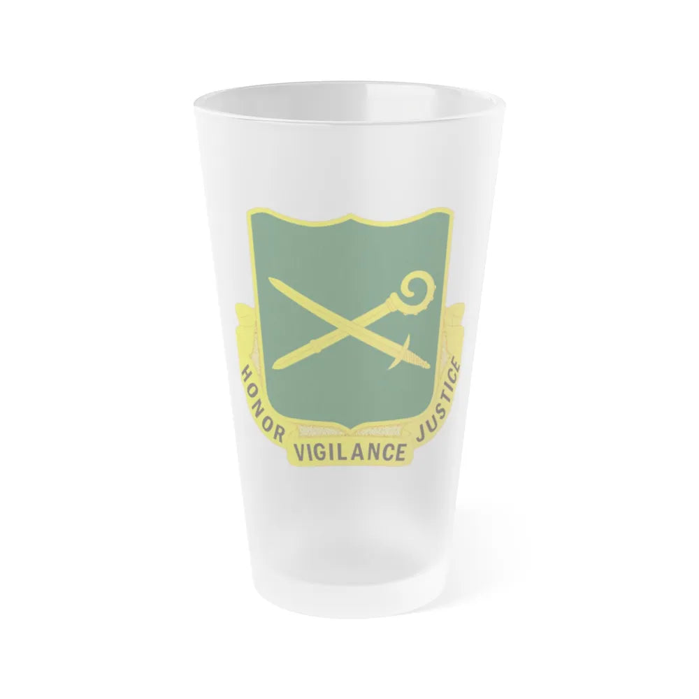 385 Military Police Battalion (U.S. Army) Frosted Pint Glass 16oz-Go Mug Yourself