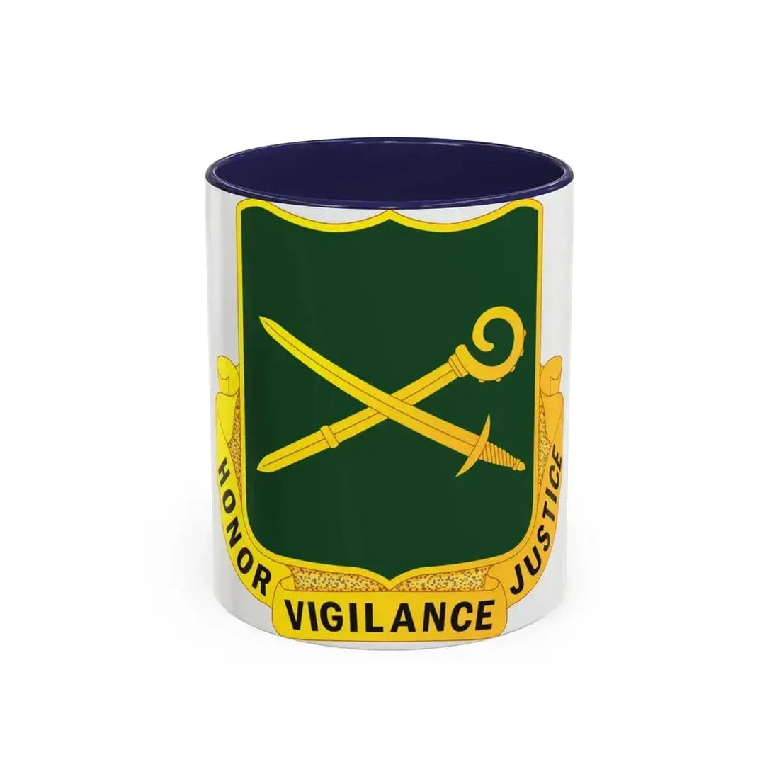385 Military Police Battalion (U.S. Army) Accent Coffee Mug 11oz Navy - Go Mug Yourself