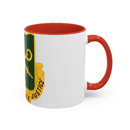 385 Military Police Battalion (U.S. Army) Accent Coffee Mug - Go Mug Yourself