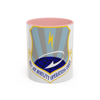 521st Air Mobility Operations Group (U.S. Air Force) Accent Coffee Mug