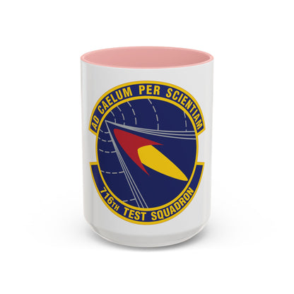 716th Test Squadron (U.S. Air Force) Accent Coffee Mug