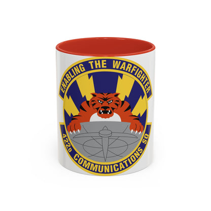 422d Communications Squadron (U.S. Air Force) Accent Coffee Mug