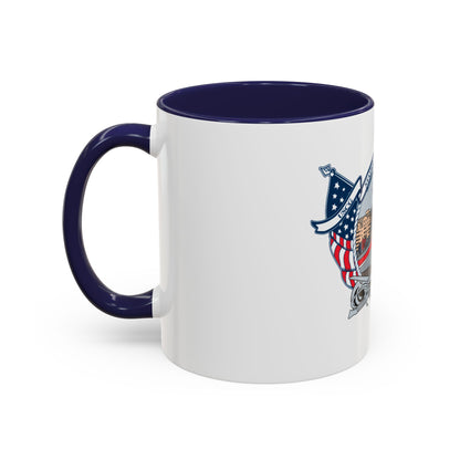 USCG Station Boston (U.S. Coast Guard) Accent Coffee Mug