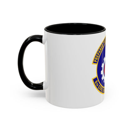 6th Civil Engineer Squadaron (U.S. Air Force) Accent Coffee Mug