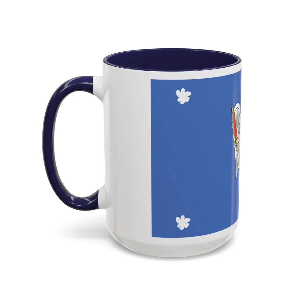 Flag of Iklin Malta - Accent Coffee Mug-Go Mug Yourself