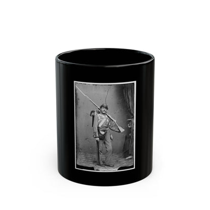 A Union Volunteer (U.S. Civil War) Black Coffee Mug