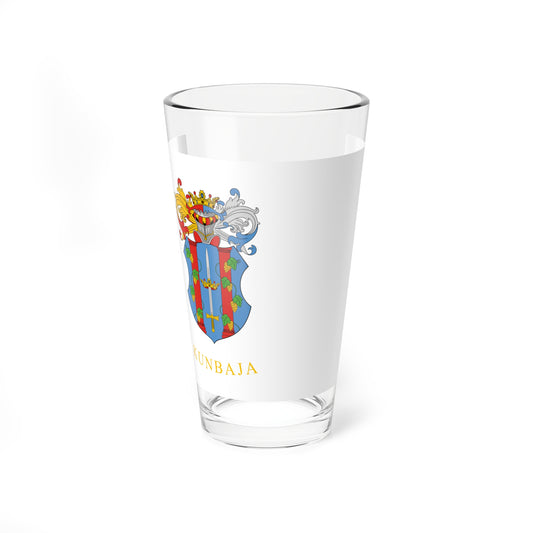 Flag of Kunbaja (Hungary) Pint Glass 16oz