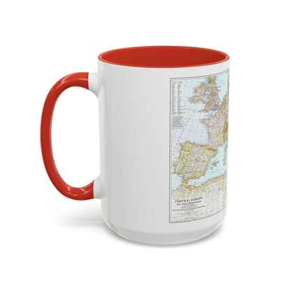 Mediterranean as of September 1 (1939) (Map) Accent Coffee Mug