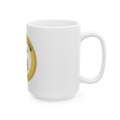 USCG Mellon WHEC 717 Gold Anniversary (U.S. Coast Guard) White Coffee Mug