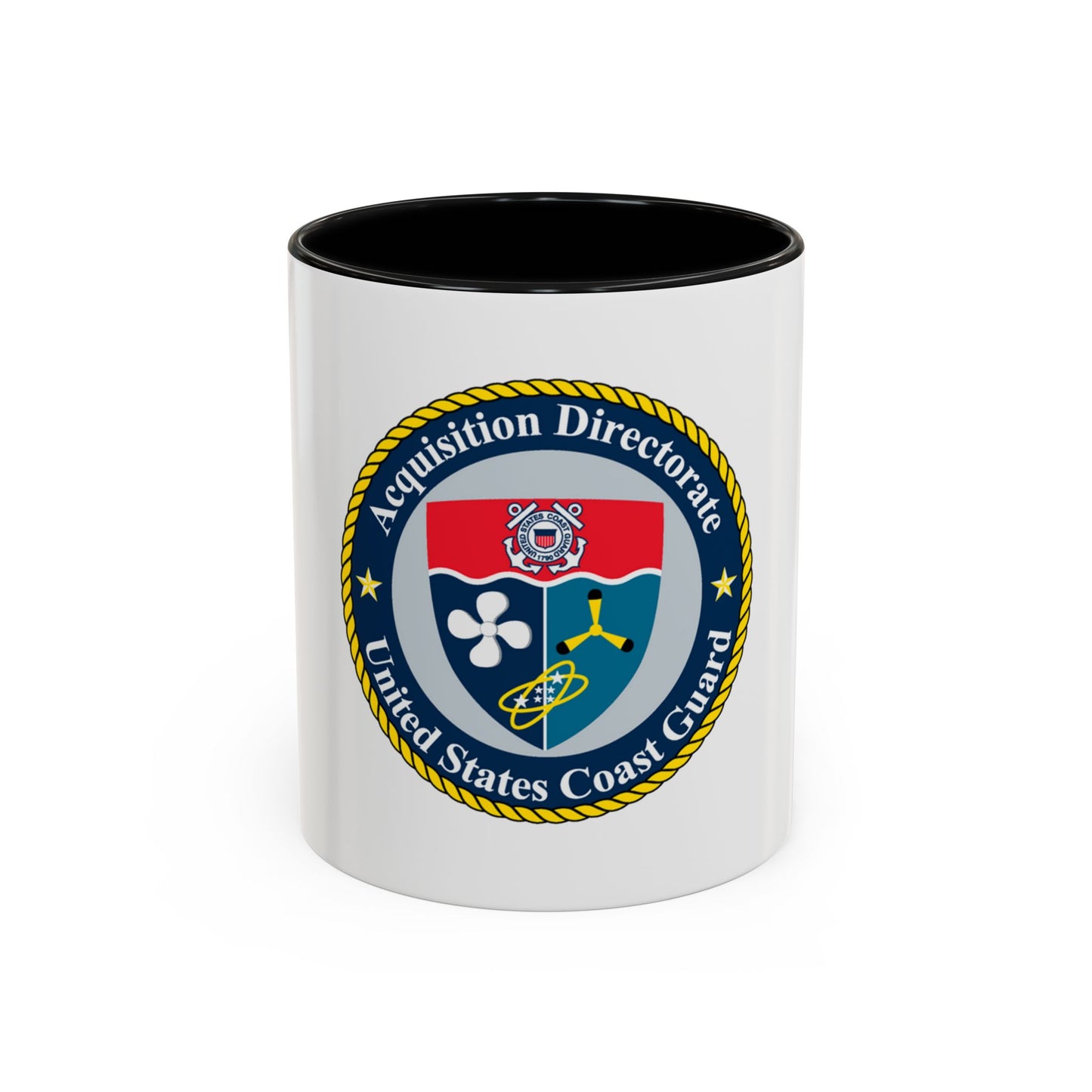 USCG Acquisition Directorate (U.S. Coast Guard) Accent Coffee Mug