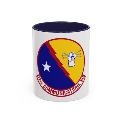 17th Communications Squadron (U.S. Air Force) Accent Coffee Mug