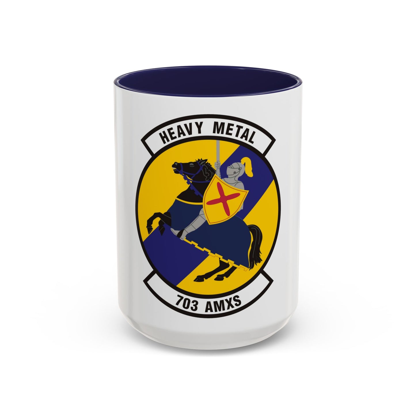 703d Aircraft Maintenance Squadron (U.S. Air Force) Accent Coffee Mug