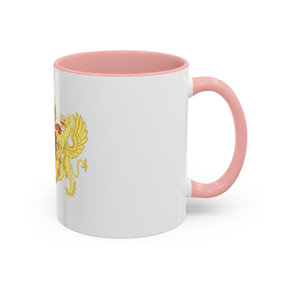Ornamented Coat of Arms of Maximilian II, Holy Roman Emperor - Accent Coffee Mug