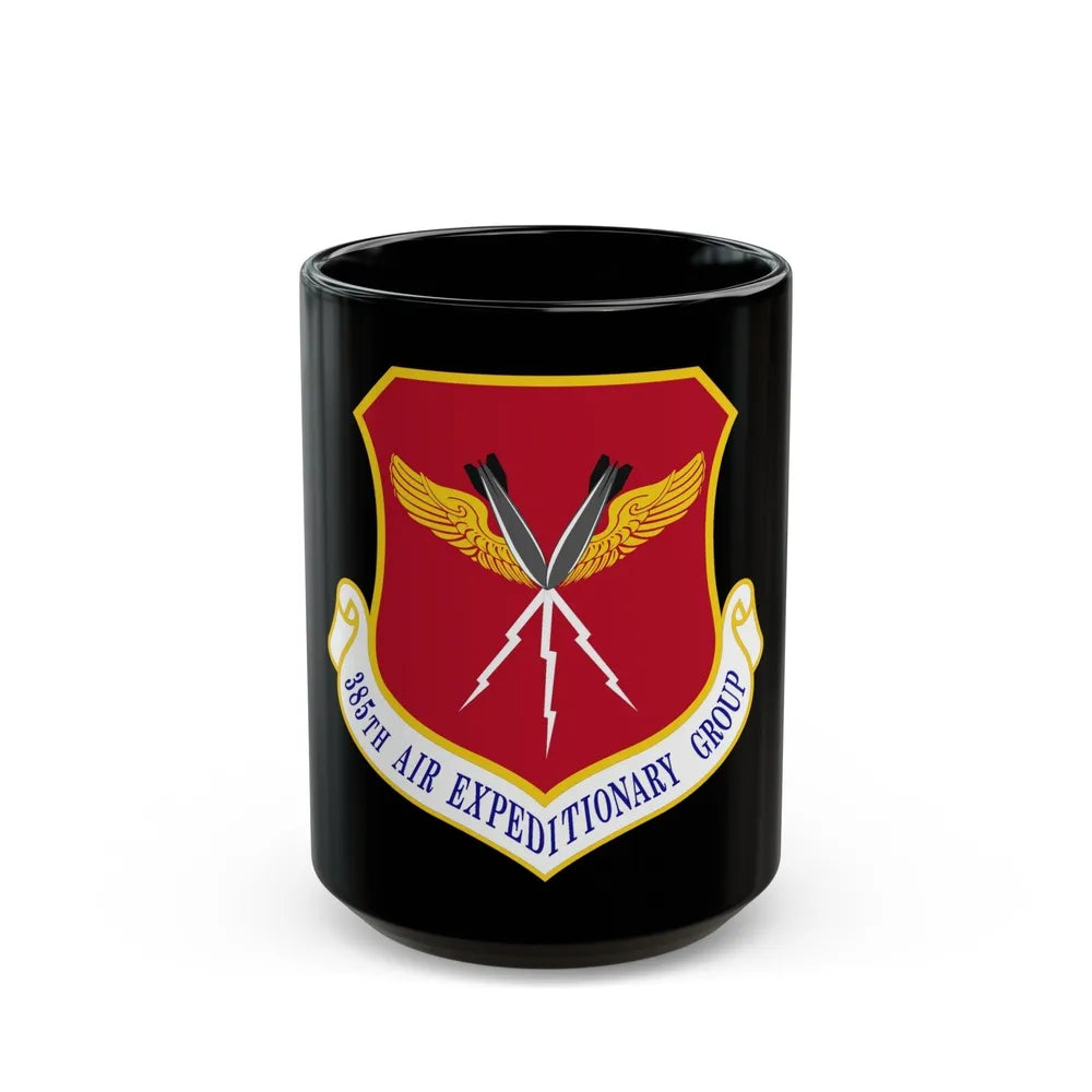 385th Air Expeditionary Group (U.S. Air Force) Black Coffee Mug-15oz-Go Mug Yourself