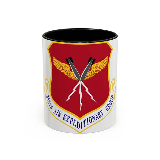 385th Air Expeditionary Group (U.S. Air Force) Accent Coffee Mug 11oz Black - Go Mug Yourself