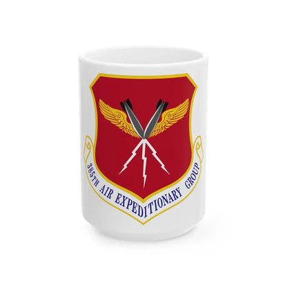 385th Air Expeditionary Group (U.S. Air Force) White Coffee Mug 15oz - Go Mug Yourself