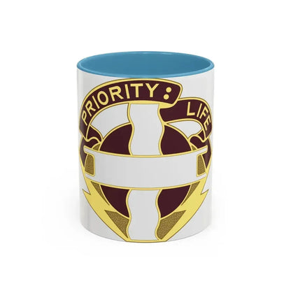 385th Field Hospital (U.S. Army) Accent Coffee Mug 11oz Light Blue - Go Mug Yourself