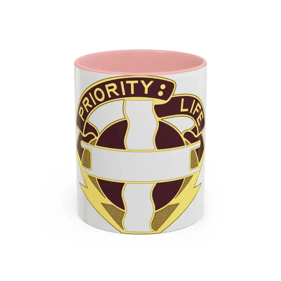 385th Field Hospital (U.S. Army) Accent Coffee Mug 11oz Pink - Go Mug Yourself