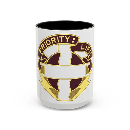 385th Field Hospital (U.S. Army) Accent Coffee Mug 15oz Black - Go Mug Yourself