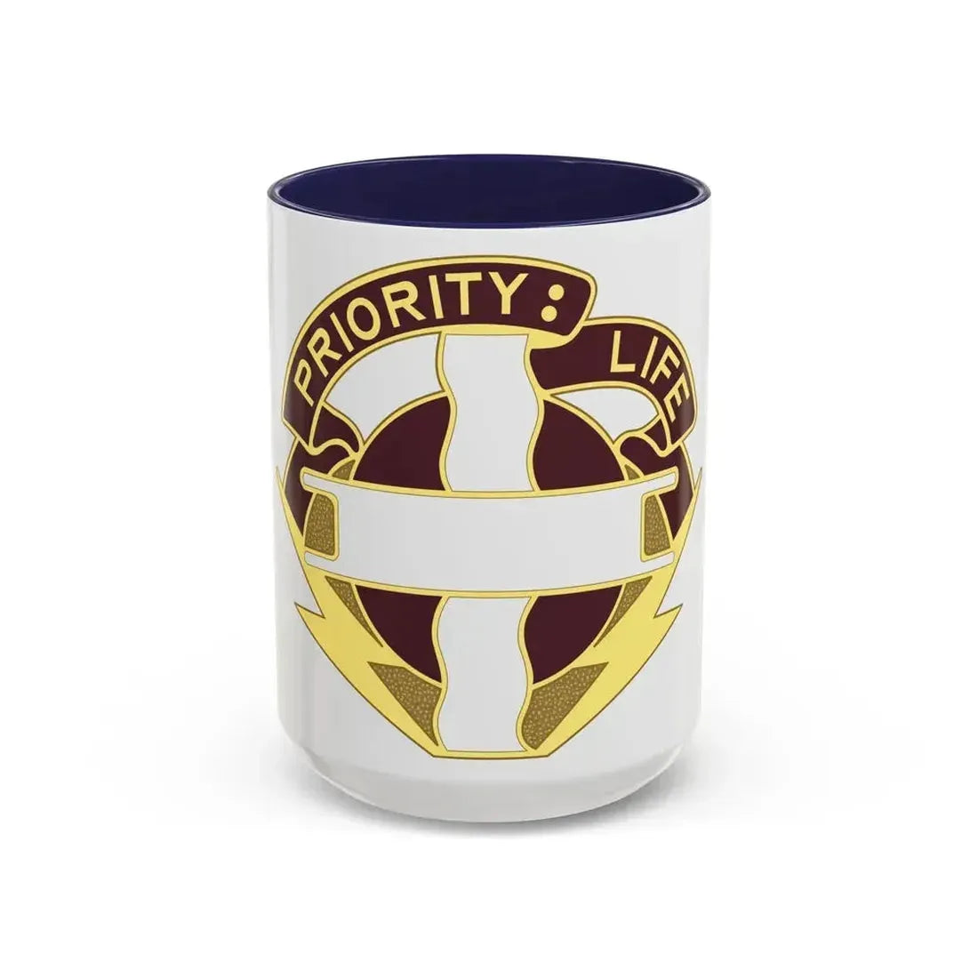 385th Field Hospital (U.S. Army) Accent Coffee Mug 15oz Navy - Go Mug Yourself
