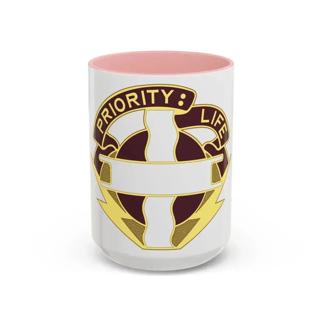 385th Field Hospital (U.S. Army) Accent Coffee Mug 15oz Pink - Go Mug Yourself