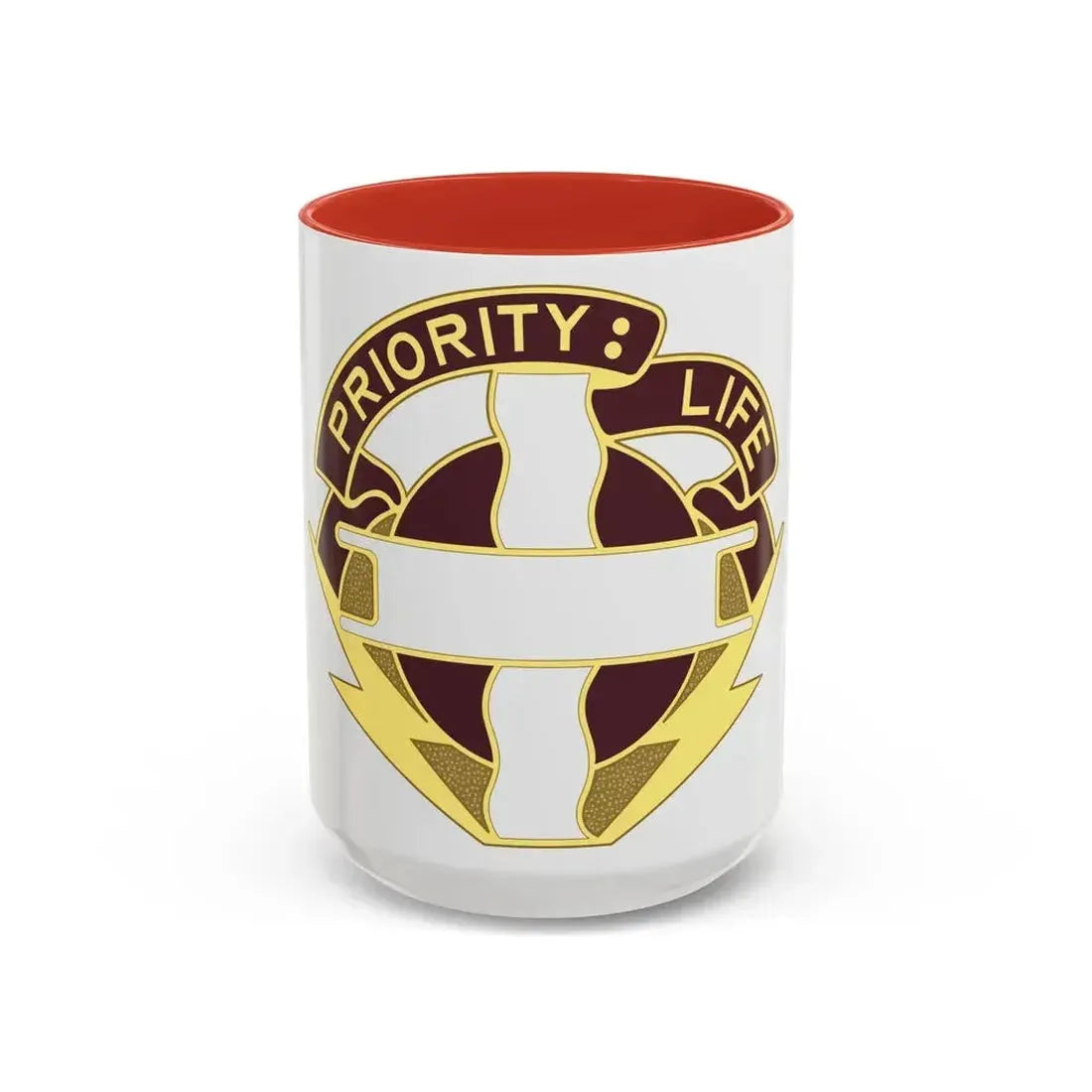 385th Field Hospital (U.S. Army) Accent Coffee Mug 15oz Red - Go Mug Yourself