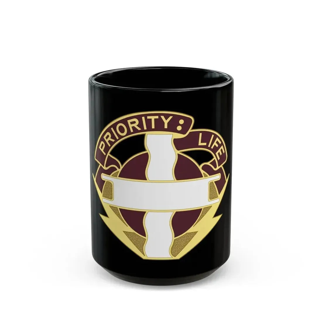 385th Field Hospital (U.S. Army) Black Coffee Mug 15oz - Go Mug Yourself