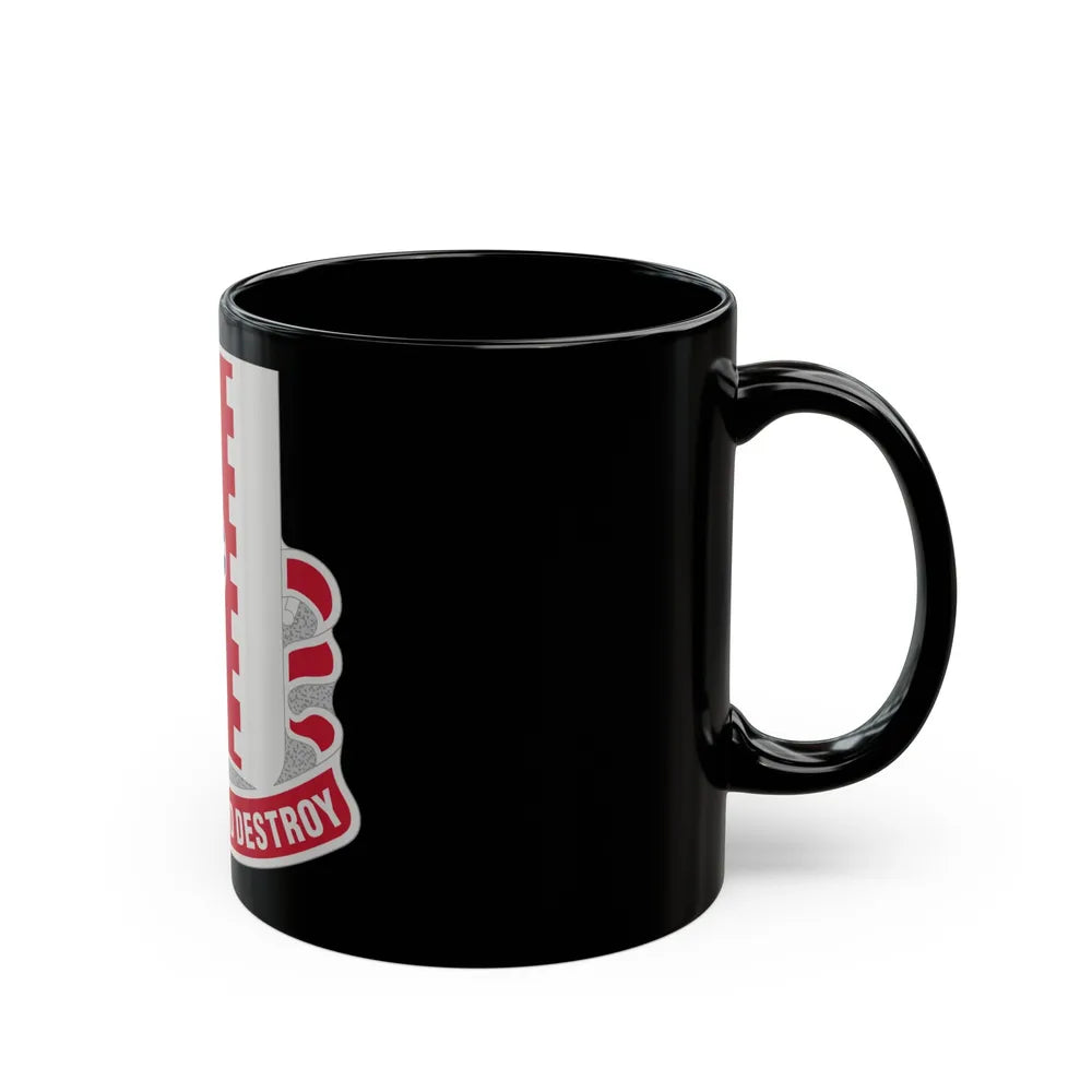 386 Engineer Battalion (U.S. Army) Black Coffee Mug-Go Mug Yourself