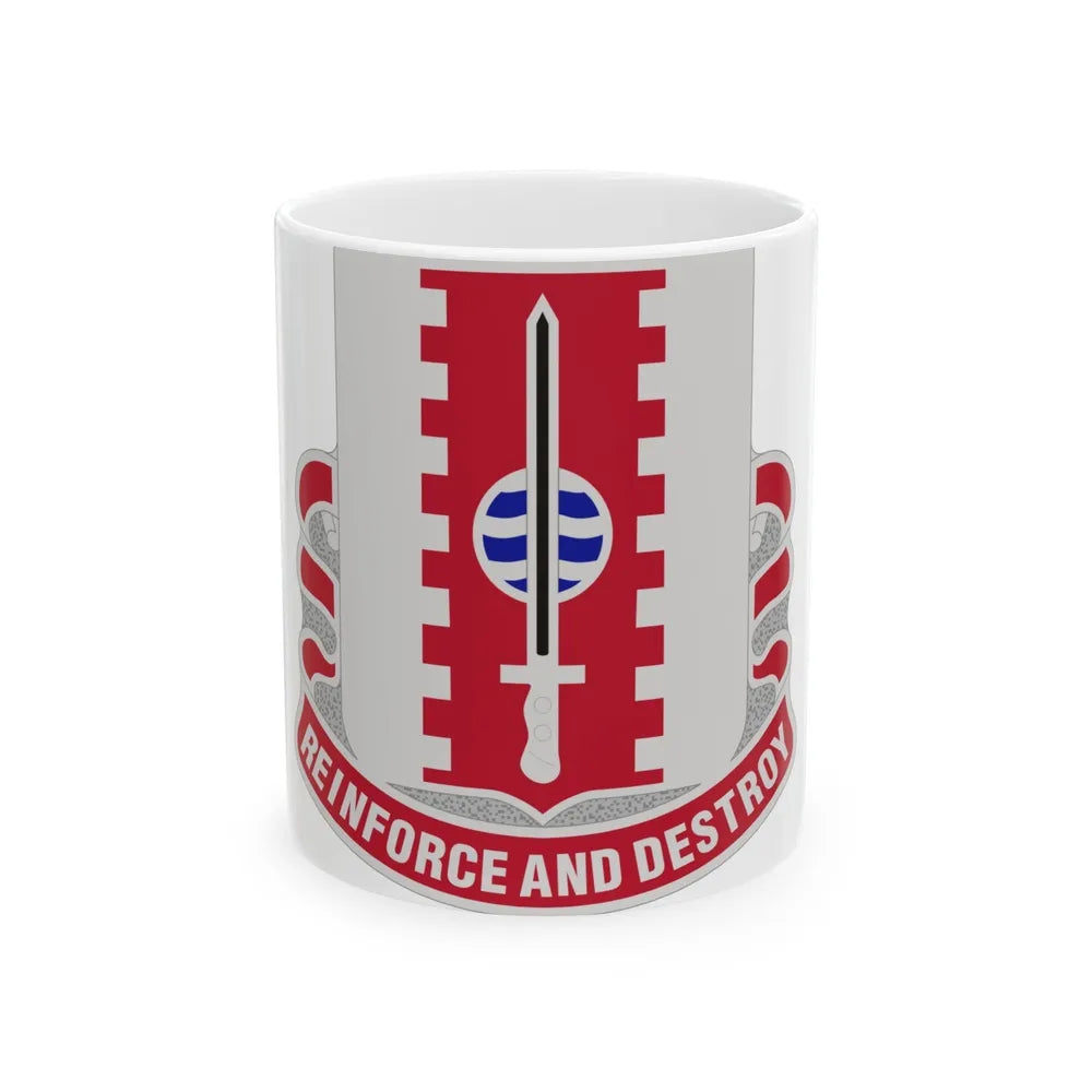 386 Engineer Battalion (U.S. Army) White Coffee Mug-11oz-Go Mug Yourself