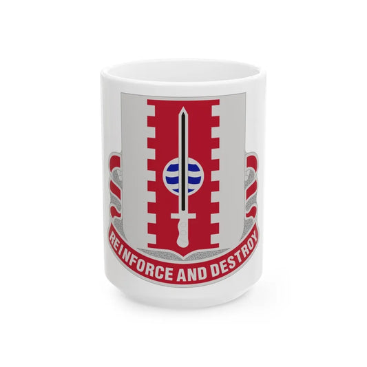 386 Engineer Battalion (U.S. Army) White Coffee Mug-15oz-Go Mug Yourself