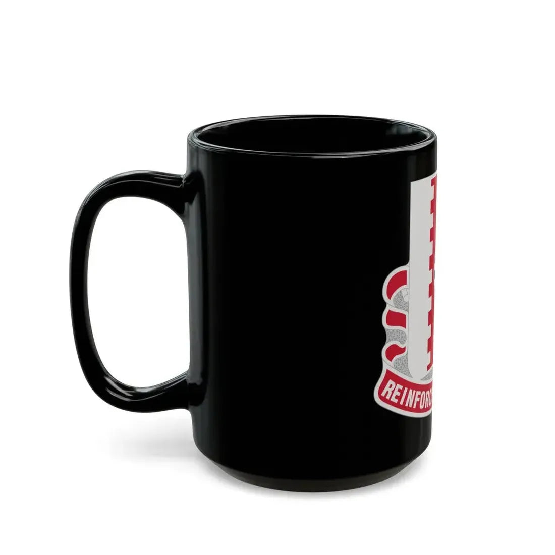 386 Engineer Battalion (U.S. Army) Black Coffee Mug - Go Mug Yourself