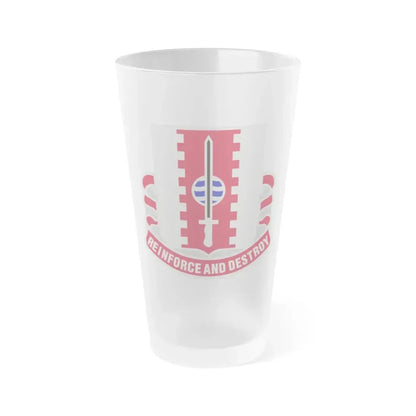 386 Engineer Battalion (U.S. Army) Frosted Pint Glass 16oz Default Title - Go Mug Yourself