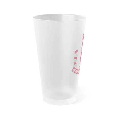 386 Engineer Battalion (U.S. Army) Frosted Pint Glass 16oz - Go Mug Yourself