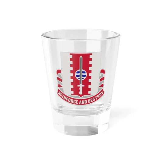 386 Engineer Battalion (U.S. Army) Shot Glass 1.5oz 1.5oz - Go Mug Yourself