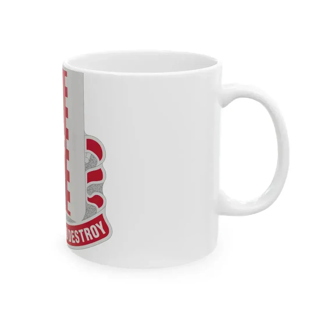 386 Engineer Battalion (U.S. Army) White Coffee Mug - Go Mug Yourself