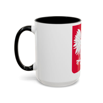 Coat of arms of Poland (1980-1990) - Accent Coffee Mug