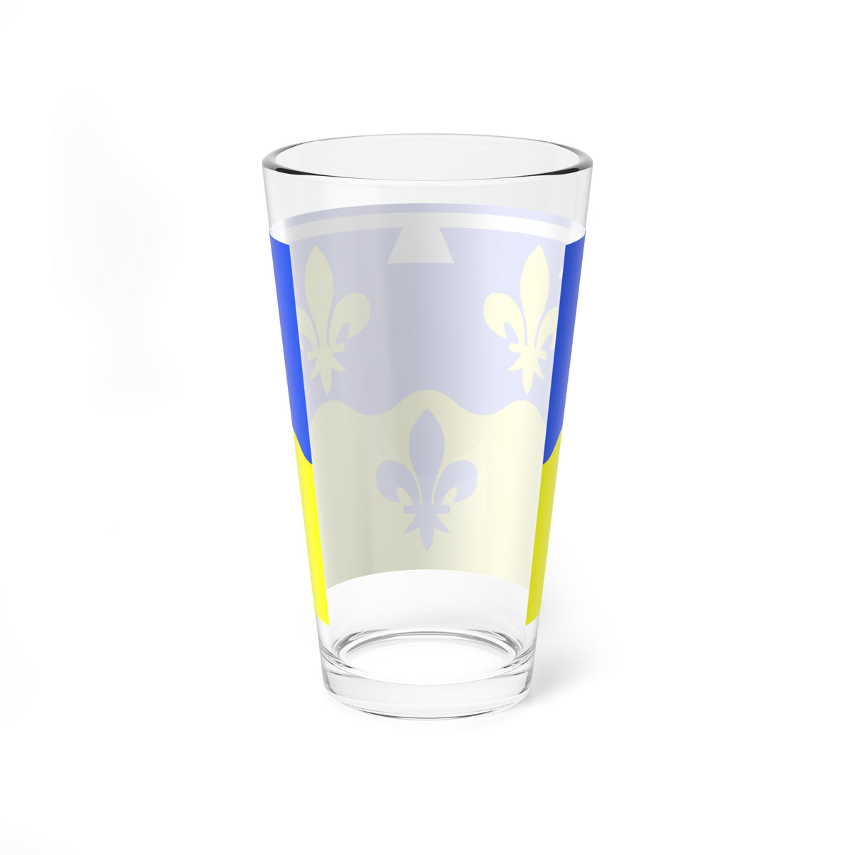 Drapeau fr departement Loir-et-Cher (France) Pint Glass 16oz
