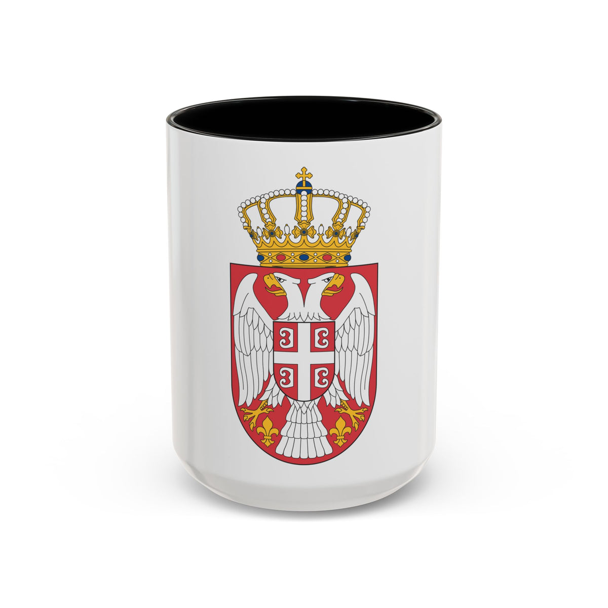 Coat of arms of Serbia 2 - Accent Coffee Mug