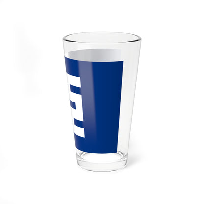 Flag of Kuroishi Aomori (Japan) Pint Glass 16oz