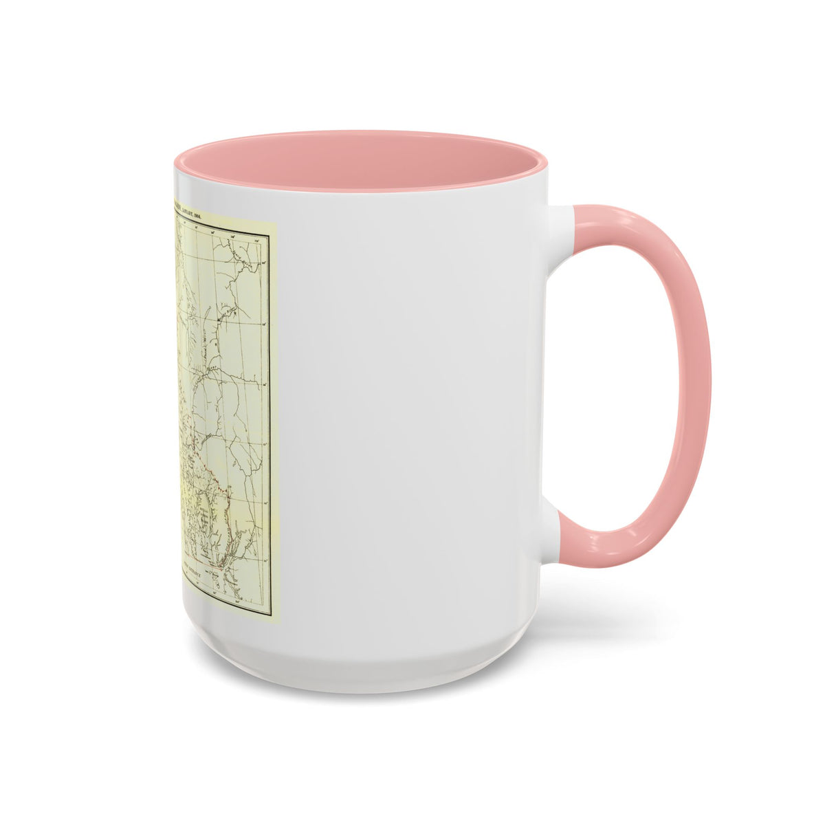 USA - Alaska (1903) (Map) Accent Coffee Mug