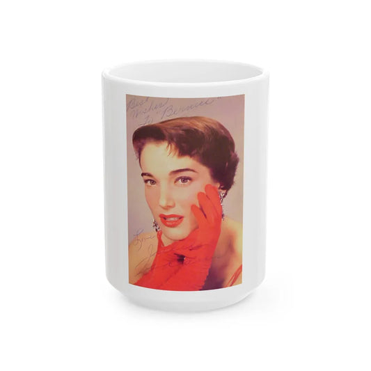 Julia Adams #71 (Vintage Female Icon) White Coffee Mug-15oz-Go Mug Yourself