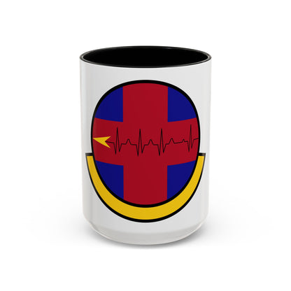 375 Healthcare Operations Squadron AMC (U.S. Air Force) Accent Coffee Mug