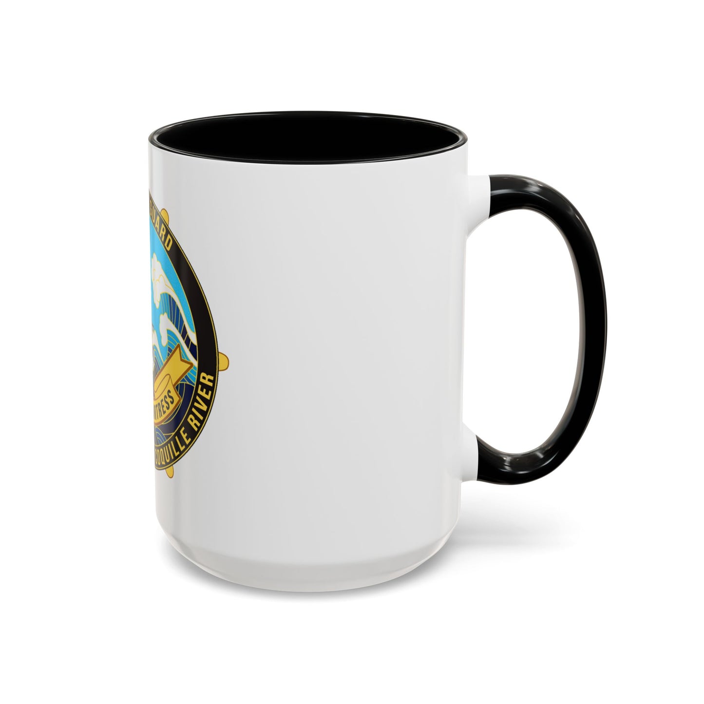 USCG Station Coos Bay (U.S. Coast Guard) Accent Coffee Mug