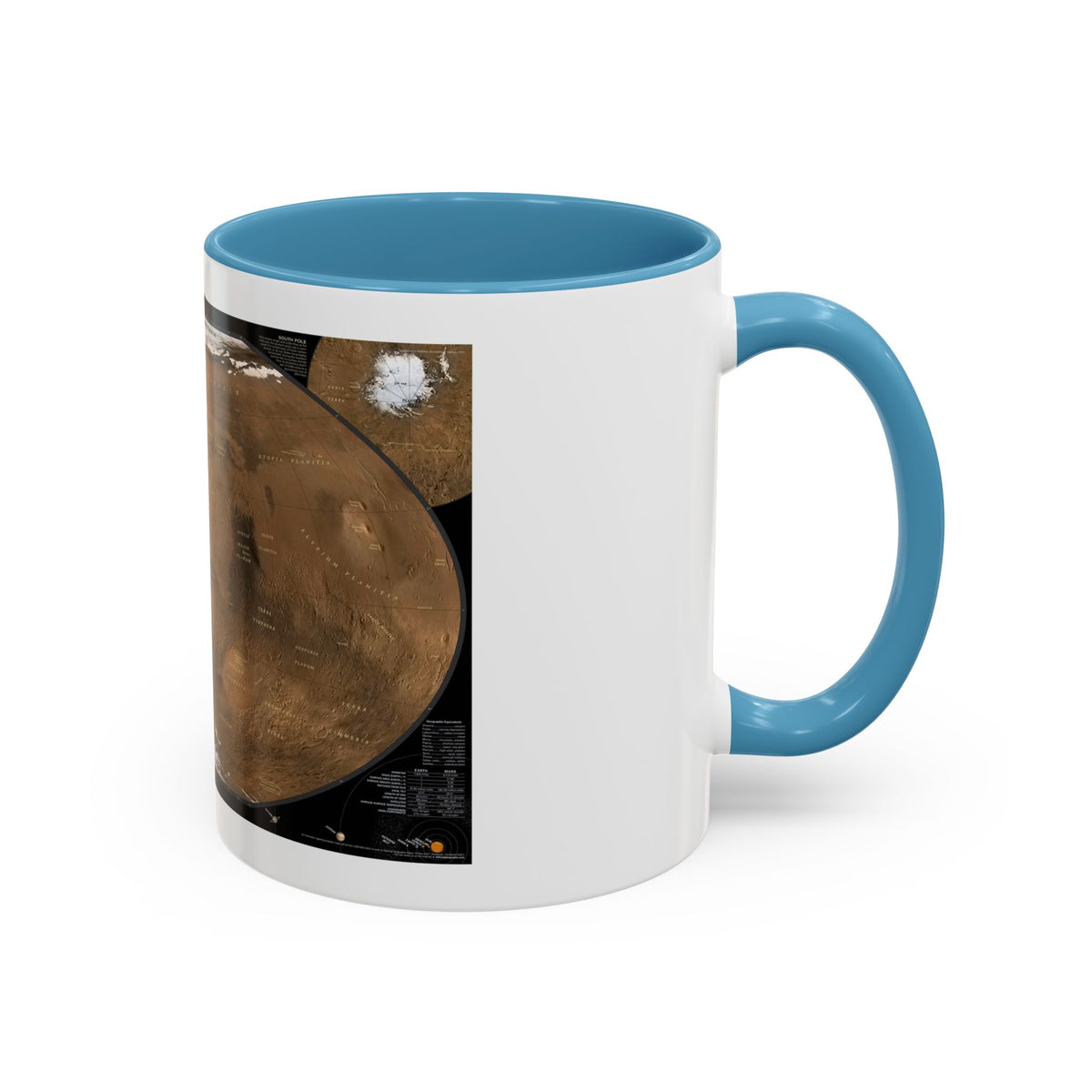 Space - MARS (2001) (Map) Accent Coffee Mug