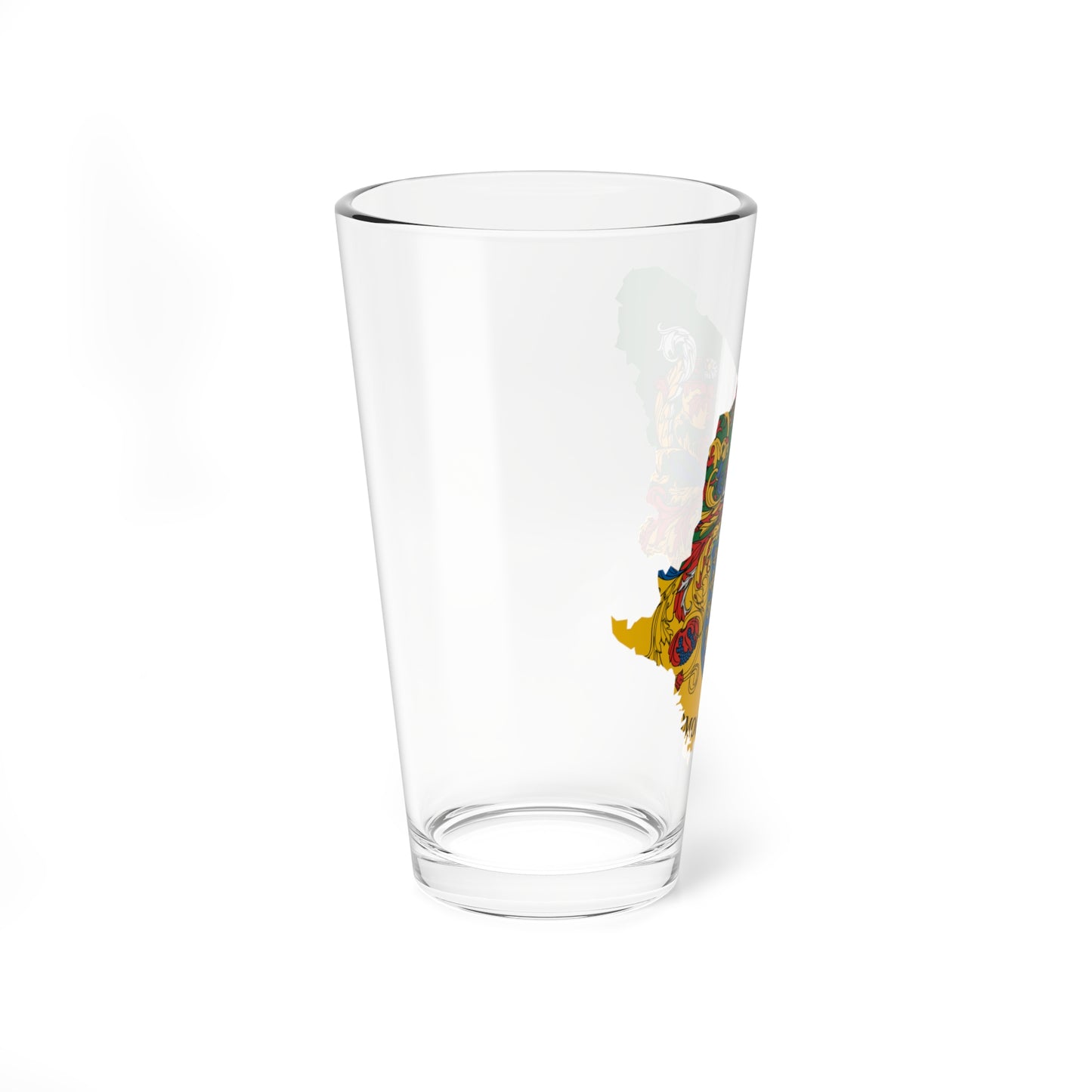 Flag-map of Somogy County (Hungary) Pint Glass 16oz