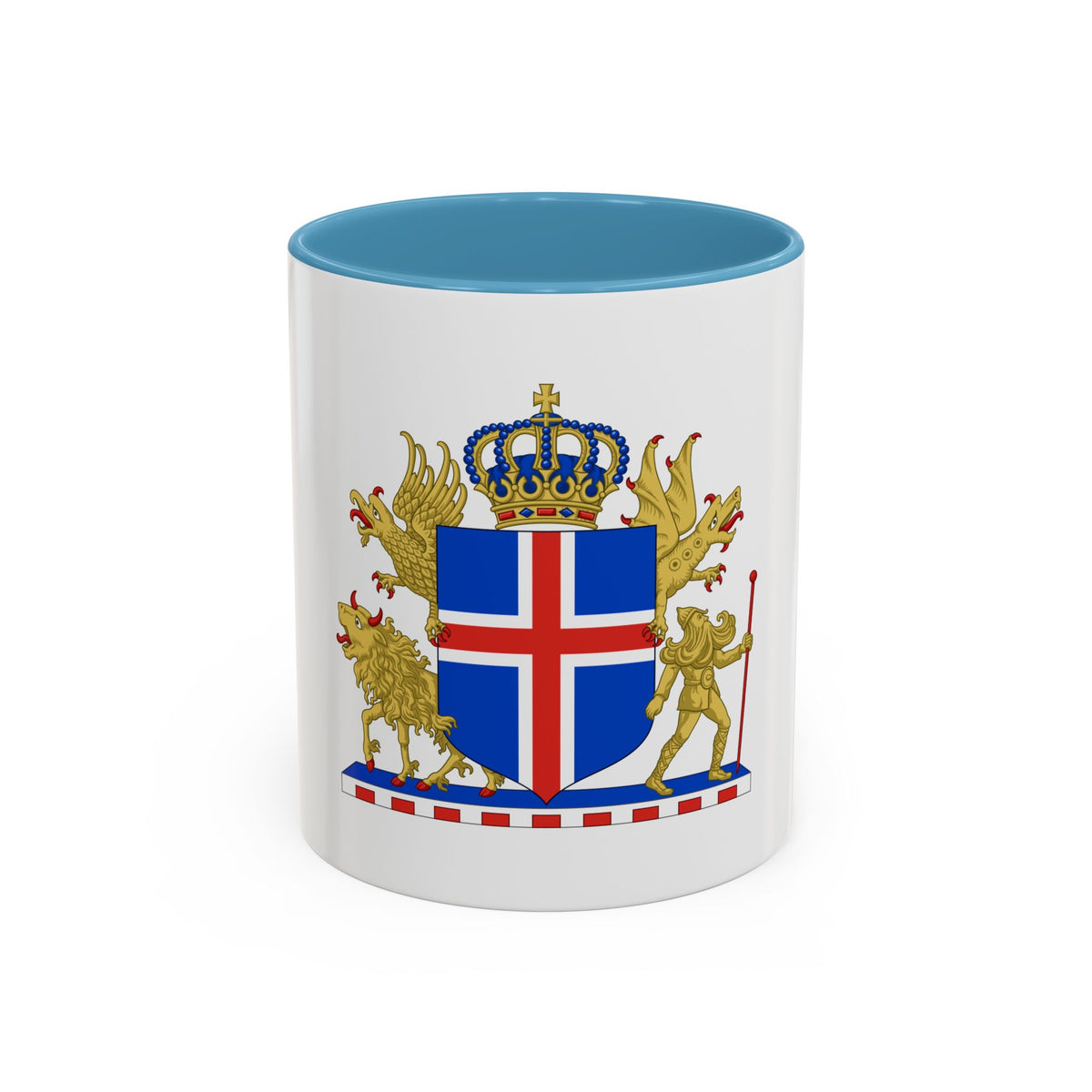 Kingdom of Iceland Coat of Arms - Accent Coffee Mug