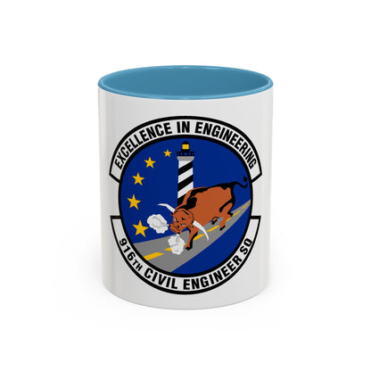 916th Civil Engineer Squadron (U.S. Air Force) Accent Coffee Mug