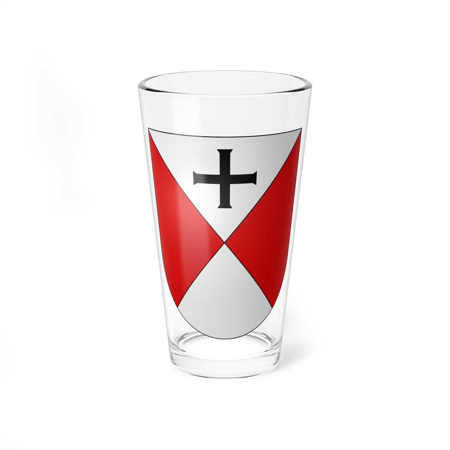 Senèdes-coat of arms (Switzerland) (Coat of Arms) Pint Glass 16oz