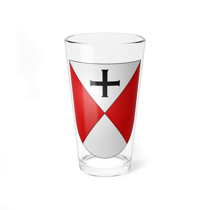 Senèdes-coat of arms (Switzerland) (Coat of Arms) Pint Glass 16oz