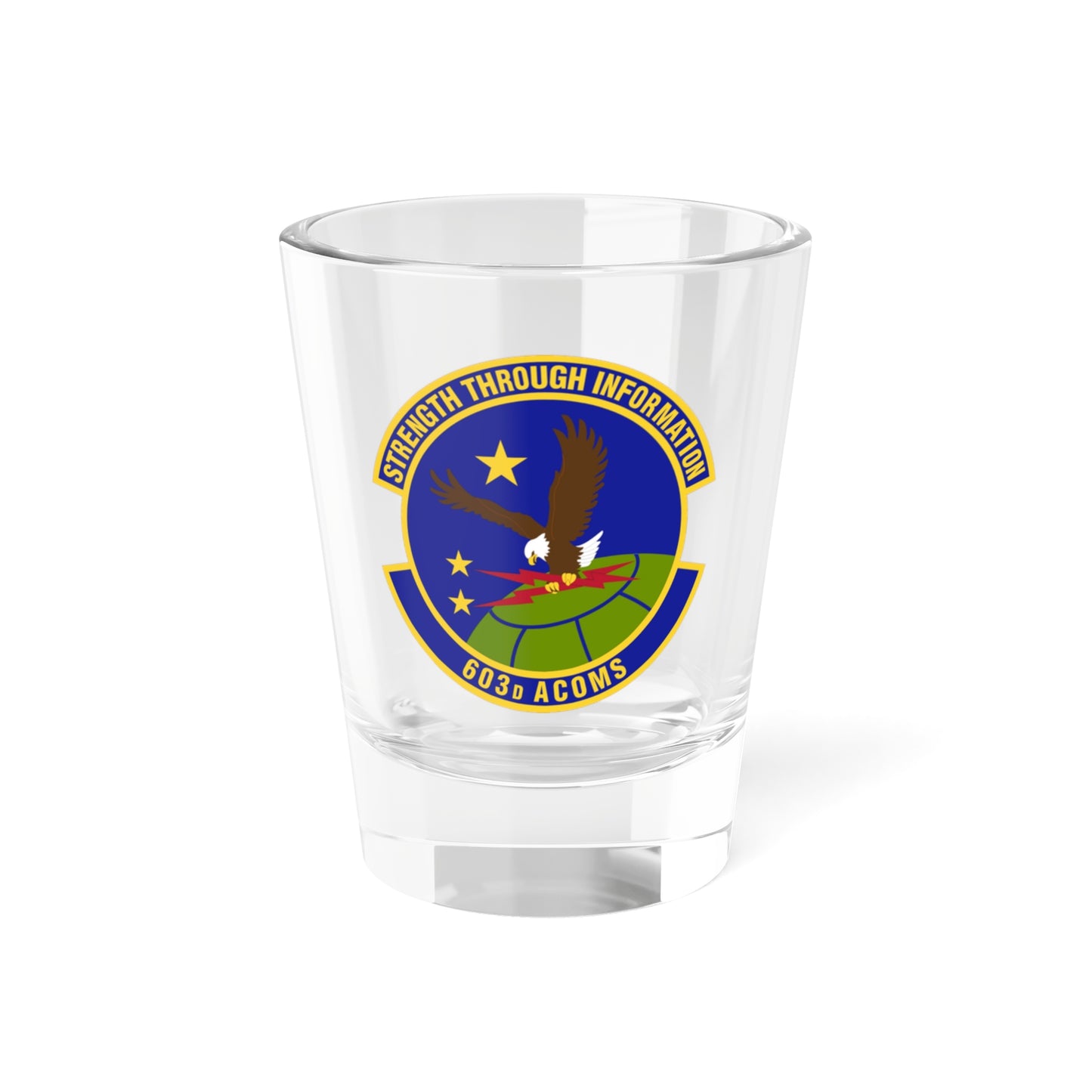 Verre à liqueur 603e Escadron de communications aériennes (US Air Force) 1,5 oz